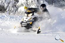 Der Speedkick im Schnee